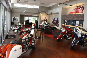 Indian Motorcycle Interior - Melbourne, Florida